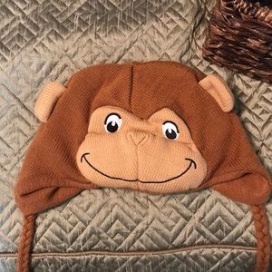 Kids Curious George Earflap Beanie